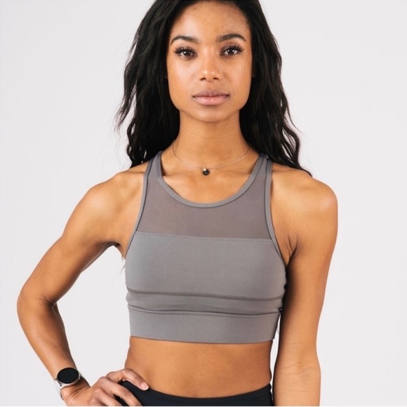 ZYIA Charcoal Sports Bra - Picture 1 of 4